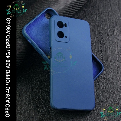 Picture of Premium Liquid Silicone Phone case for OPPO A76 4G / OPPO A36 4G / OPPO A96 4G Liquid Silicon Mobile Back Case Soft Silicone Phone Cover