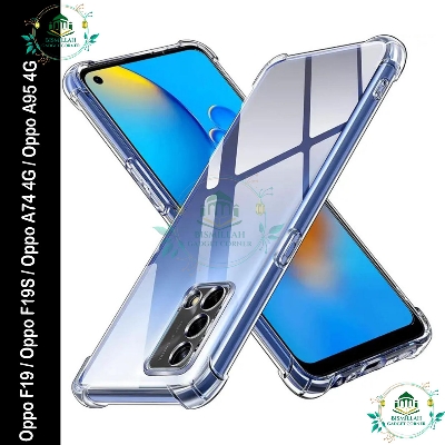 Picture of Transparent back cover For Oppo F19 / Oppo F19S / Oppo A74 4G / Oppo A95 4G Luxury transparent Protect Back Cover Soft Case