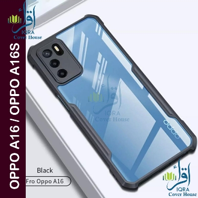 Picture of Xundd Back Cover for OPPO A16 / OPPO A16S Transparent Hybrid Hard PC Back Bumper
