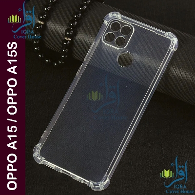 Picture of Transparent back cover For OPPO A15 / OPPO A15S Luxury transparent Protect Back Cover Soft Case