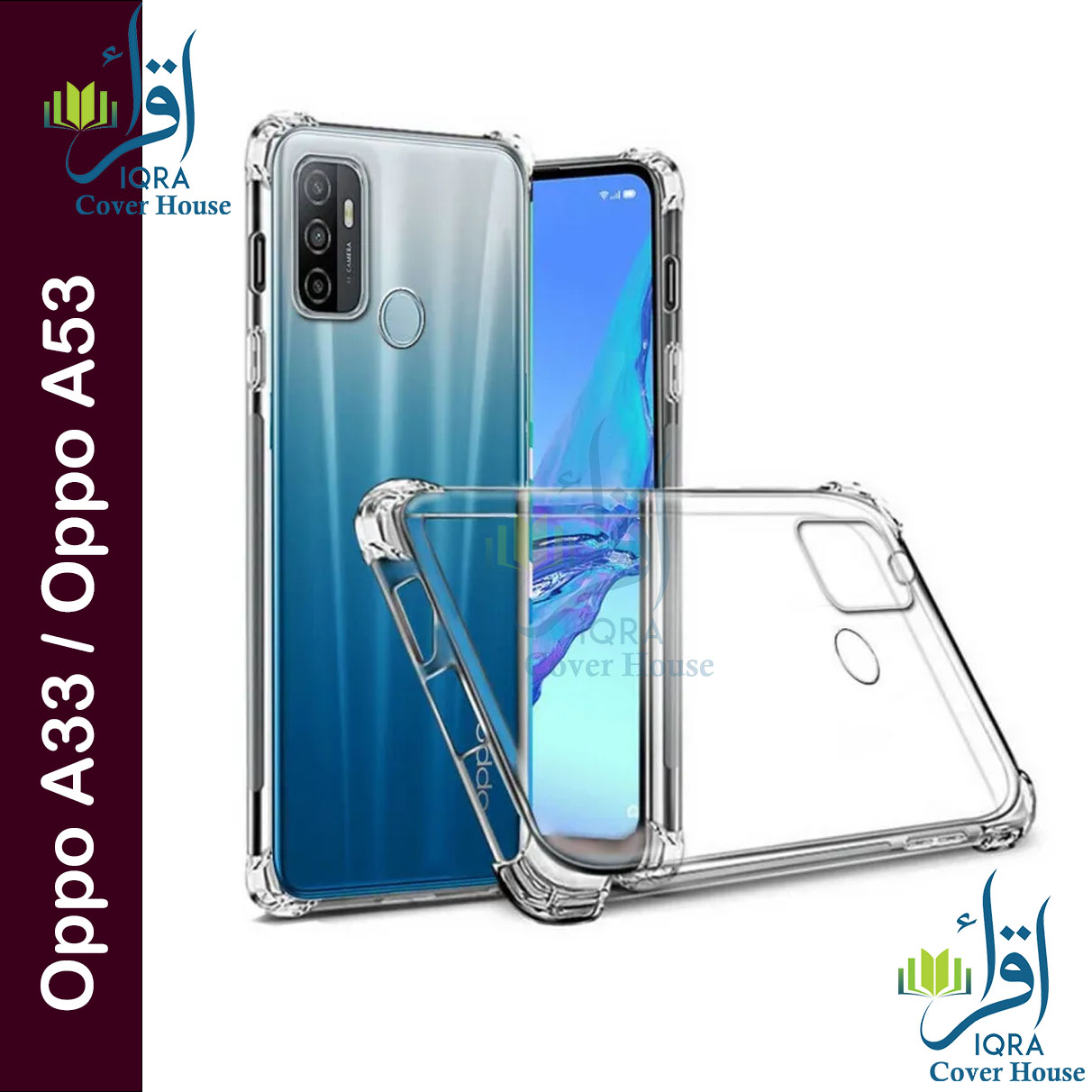 Picture of Transparent back cover For Oppo A33 / Oppo A53 Luxury transparent Protect Back Cover Soft Case
