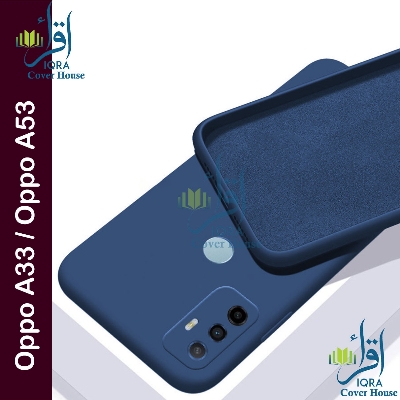 Picture of Premium Liquid Silicone Phone case for Oppo A33 / Oppo A53 Liquid Silicon Mobile Back Case Soft Silicone Phone Cover