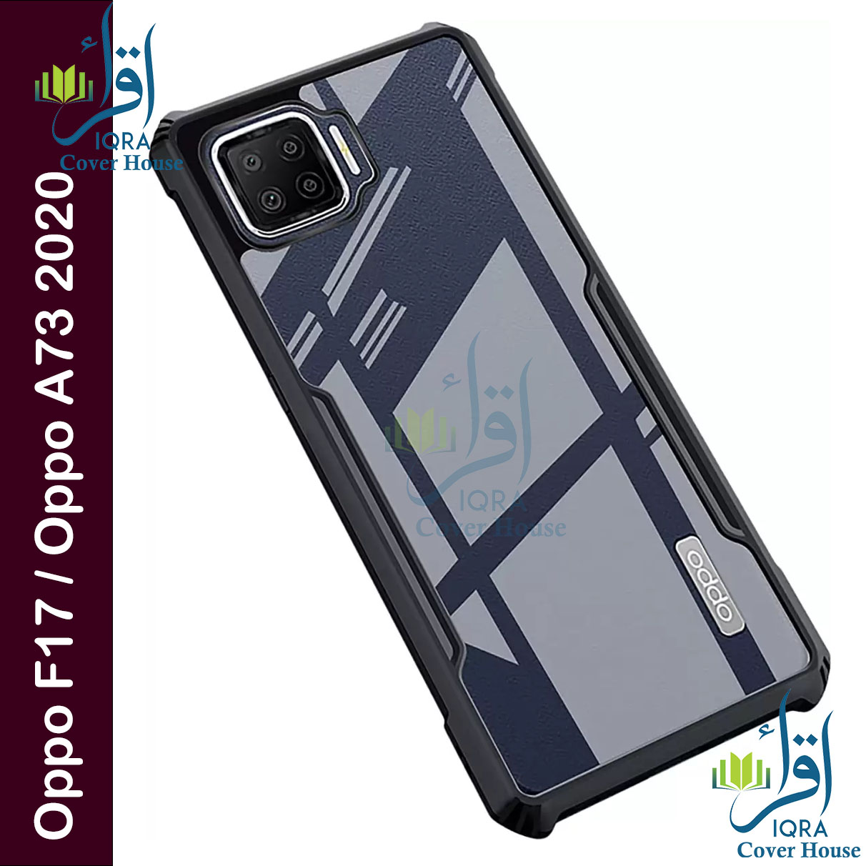 Picture of Xundd Back Cover for  Oppo F17 / Oppo A73 2020 Transparent Hybrid Hard PC Back Bumper