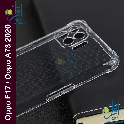 Picture of Transparent back cover For  Oppo F17 / Oppo A73 2020 Luxury transparent Protect Back Cover Soft Case