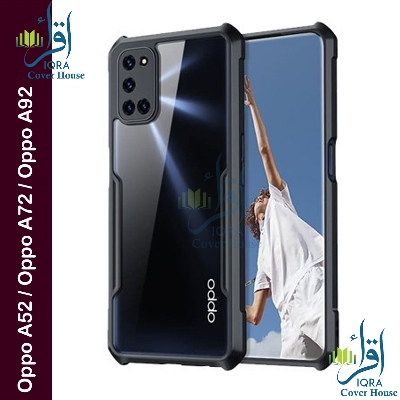 Picture of Xundd Back Cover for Oppo A52 / Oppo A72 / Oppo A92 Transparent Hybrid Hard PC Back Bumper