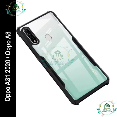 Picture of Xundd Back Cover for Oppo A31 2020 / Oppo A8 Transparent Hybrid Hard PC Back Bumper
