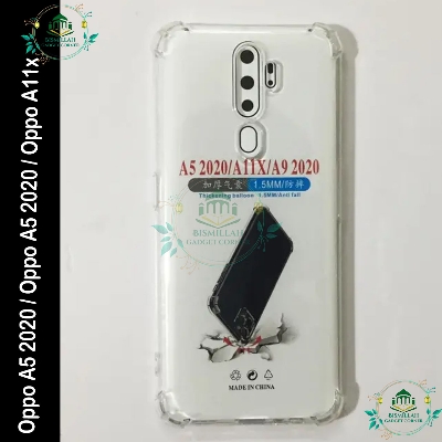 Picture of Transparent back cover For Oppo A5 2020 / Oppo A5 2020 / Oppo A11x Luxury transparent Protect Back Cover Soft Case