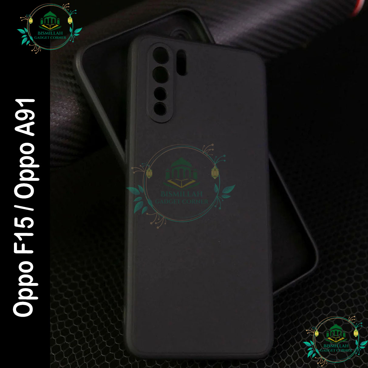 Picture of Premium Liquid Silicone Phone case for Oppo F15 / Oppo A91 Liquid Silicon Mobile Back Case Soft Silicone Phone Cover