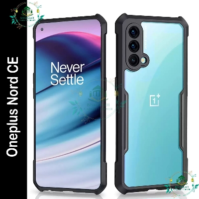 Picture of Xundd Back Cover for Oneplus Nord CE Transparent Hybrid Hard PC Back Bumper