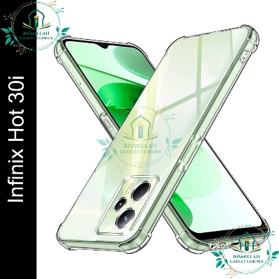 Picture of Transparent back cover For Infinix Hot 30i Luxury transparent Protect Back Cover Soft Case