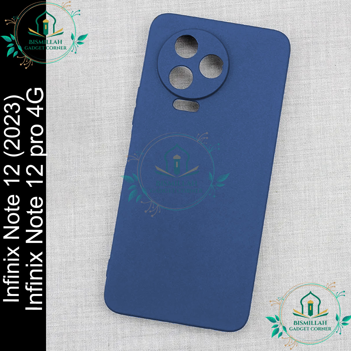 Picture of Premium Liquid Silicone Phone case for Infinix Note 12 (2023) / Infinix Note 12 pro 4G Liquid Silicon Mobile Back Case Soft Silicone Phone Cover