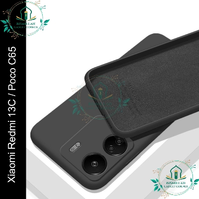 Picture of Premium Liquid Silicone Phone case for Xiaomi Redmi 13C / Poco C65 Liquid Silicon Mobile Back Case Soft Silicone Phone Cover