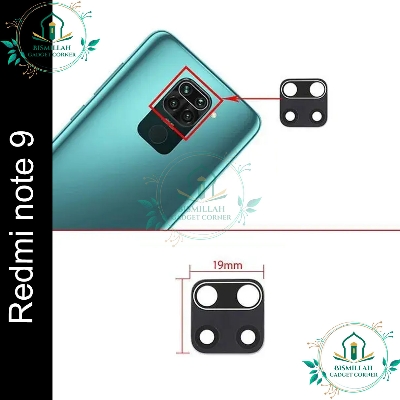 Picture of Back Camera Glass Lens Camera Lens for Xiaomi Redmi Note 9