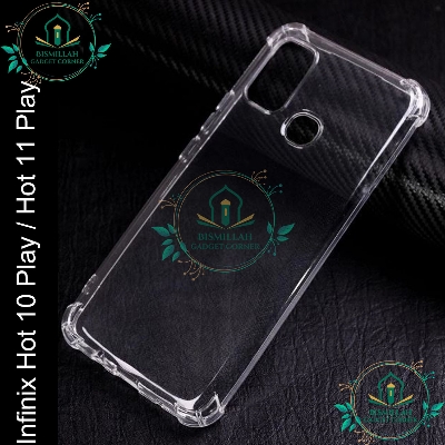 Picture of Transparent back cover For Infinix hot 10 play / Infinix hot 11 play Luxury transparent Protect Back Cover Soft Case