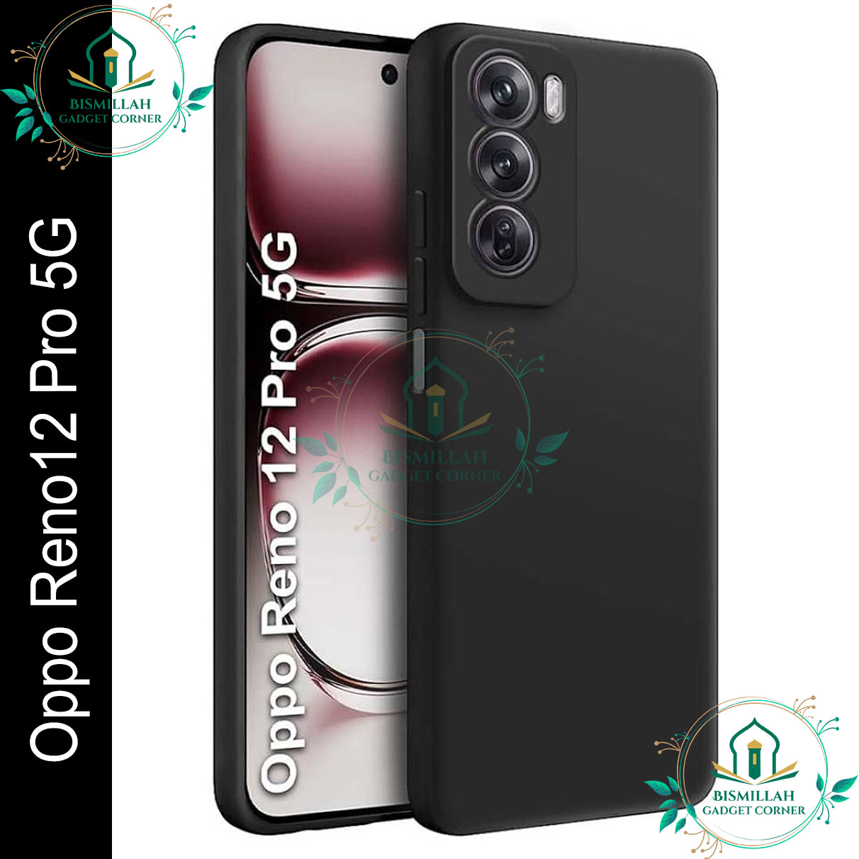 Picture of Premium Liquid Silicone Phone case for Oppo Reno12 Pro 5G Liquid Silicon Mobile Back Case Soft Silicone Phone Cover