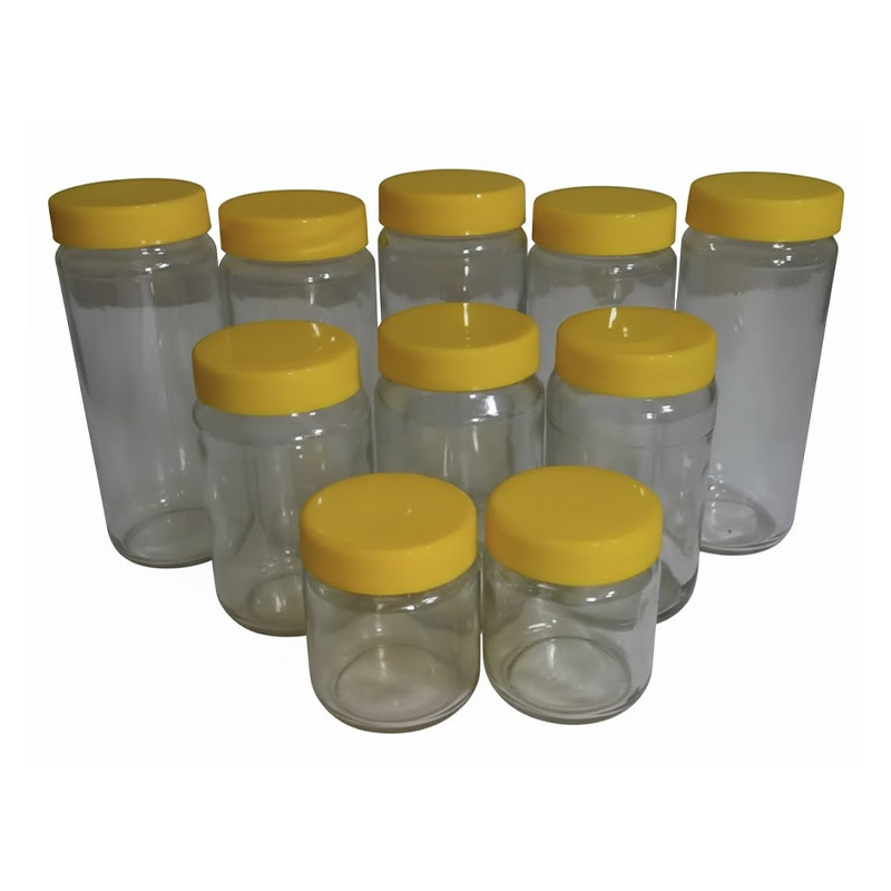 Picture of রাউন্ড শেইপ ২ পিছের সেট কাচের বৈয়ম | ১০০০, ৭০০ এমএল