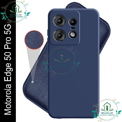 Picture of Premium Liquid Silicone Phone case for Motorola Edge 50 Pro 5G Liquid Silicon Mobile Back Case Soft Silicone Phone Cover
