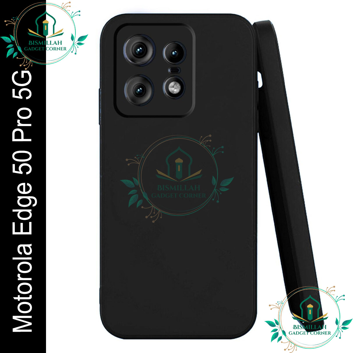 Picture of Premium Liquid Silicone Phone case for Motorola Edge 50 Pro 5G Liquid Silicon Mobile Back Case Soft Silicone Phone Cover