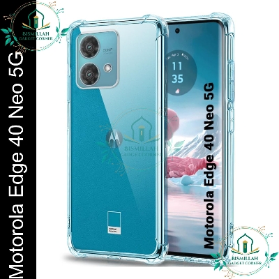 Picture of Transparent back cover For Motorola Edge 40 Neo 5G Luxury transparent Protect Back Cover Soft Case
