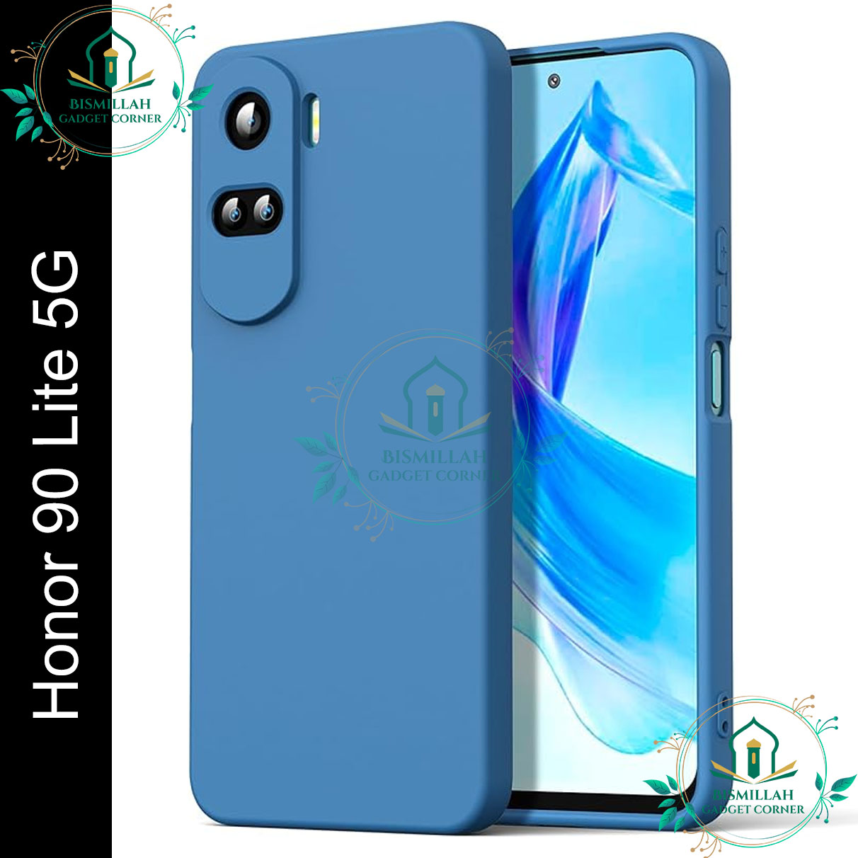 Picture of Premium Liquid Silicone Phone case for Honor 90 Lite 5g Liquid Silicon Mobile Back Case Soft Silicone Phone Cover