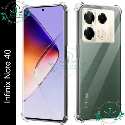 Picture of Transparent back cover For Infinix Note 40 Luxury transparent Protect Back Cover Soft Case