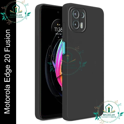 Picture of Premium Liquid Silicone Phone case for Motorola Edge 20 Fusion Liquid Silicon Mobile Back Case Soft Silicone Phone Cover