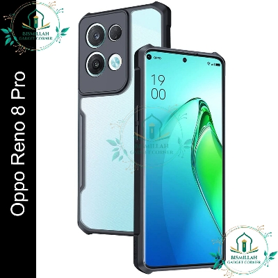 Picture of Xundd Back Cover for Oppo Reno8 Pro 5G Transparent Hybrid Hard PC Back Bumper