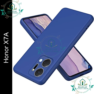 Picture of Premium Liquid Silicone Phone case for Honor X7a Liquid Silicon Mobile Back Case Soft Silicone Phone Cover