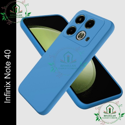 Picture of Premium Liquid Silicone Phone case for Infinix Note 40 Liquid Silicon Mobile Back Case Soft Silicone Phone Cover