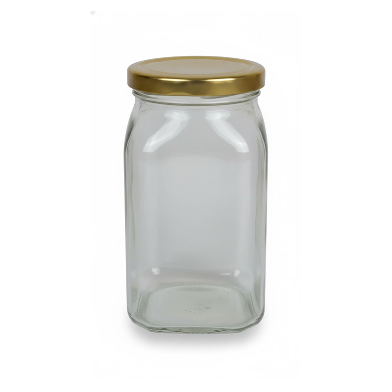 Picture of ৫০০ এমএল স্টিল লিড চারকোনা জার