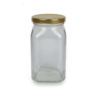 Picture of ৫০০ এমএল স্টিল লিড চারকোনা জার