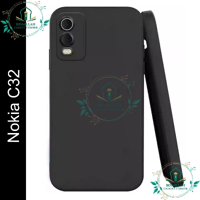 Picture of Premium Liquid Silicone Phone case for Nokia C32 Liquid Silicon Mobile Back Case Soft Silicone Phone Cover