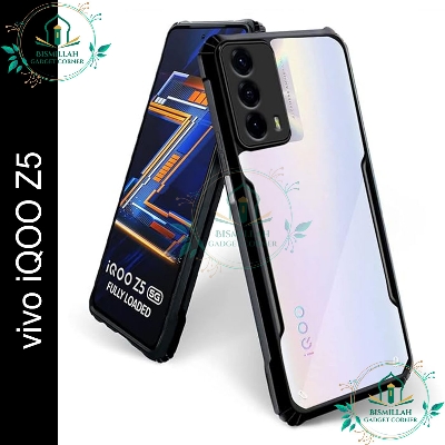 Picture of Xundd Back Cover for vivo iQOO Z5 5G Transparent Hybrid Hard PC Back Bumper