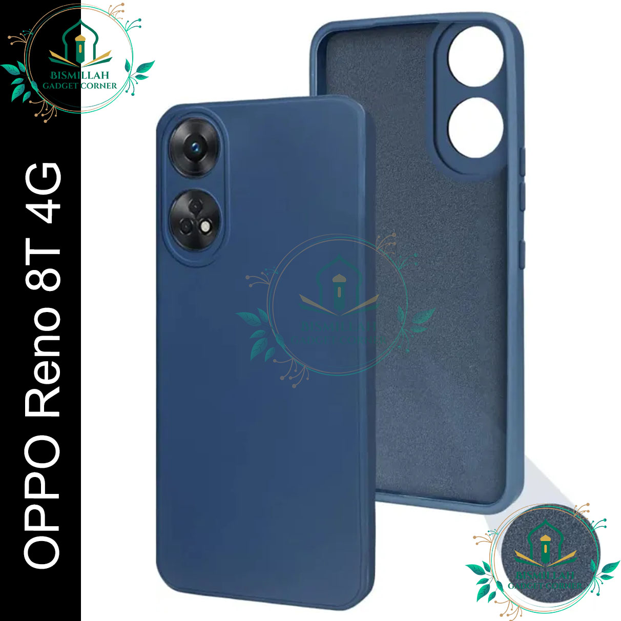 Picture of Premium Liquid Silicone Phone case for OPPO Reno8 T 4G Liquid Silicon Mobile Back Case Soft Silicone Phone Cover