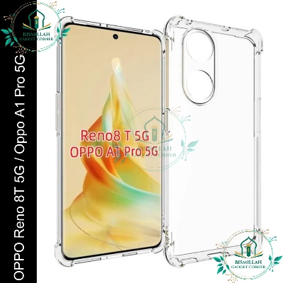 Picture of Transparent back cover For Oppo Reno8 T 5G / Oppo A1 Pro 5G Luxury transparent Protect Back Cover Soft Case