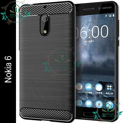 Picture of Spigen cover For Nokia 6 Carbon Fiber Back cover Soft Slim Fashion Non-Slip Protective Carbon Fiber Phone Case