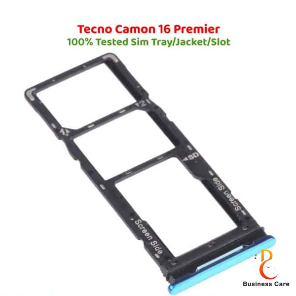 Picture of Tecno camon 16 এর জন্য সিম কার্ড হোল্ডার ট্রে-নীল-কালো-সবুজ-সাদা