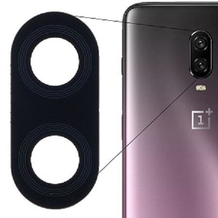 Picture of For OnePlus 6T camera main glass lens Rear Facing Camera Glass Lens Replacement