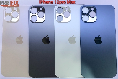 Picture of For Apple iPhone 12 Pro Max Phone Battery Back Cover Backshell Glass Battery Rear Case Phone Battery Back Cover Backshell Glass Battery Rear Case