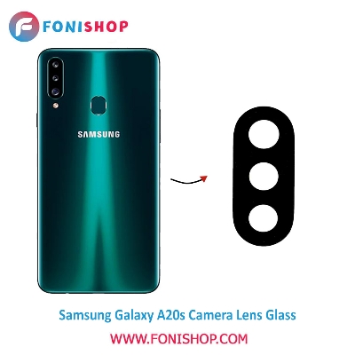 Picture of For Samsung Galaxy A20s camera main glass Rear Facing Camera Glass Lens Replacement