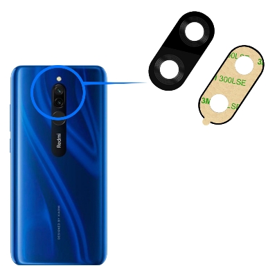 Picture of For Xiaomi Redmi 8 camera main glass lens Rear Facing Camera Glass Lens Replacement