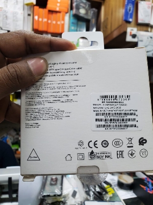 Picture of Original  Samsung 25W Super fast  charger 25W Travel Adapter 3pin with USB Type-C To Type-C Cable