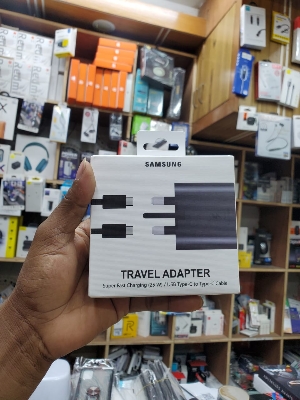 Picture of Original  Samsung 25W Super fast  charger 25W Travel Adapter 3pin with USB Type-C To Type-C Cable