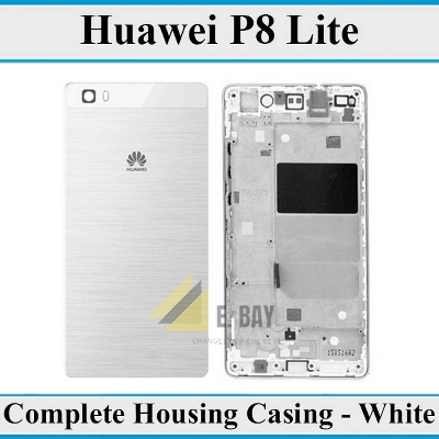 Picture of Huawei P8 Lite Complete Housing Casing Body Back Rear Battery Door Cover Lcd Frame Ring Replacement
