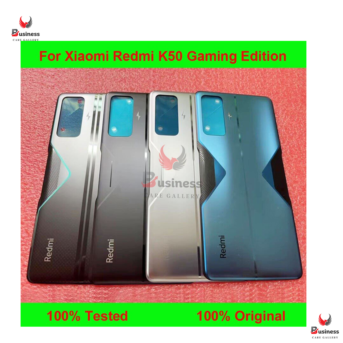 Picture of For  Xiaomi Redmi K50 Gaming Edition Phone Battery Back Cover Backshell Glass Battery Rear Case Phone Battery Back Cover Backshell Glass Battery Rear Case - Phone Back Cover - মোবাইল ফোন - Phone