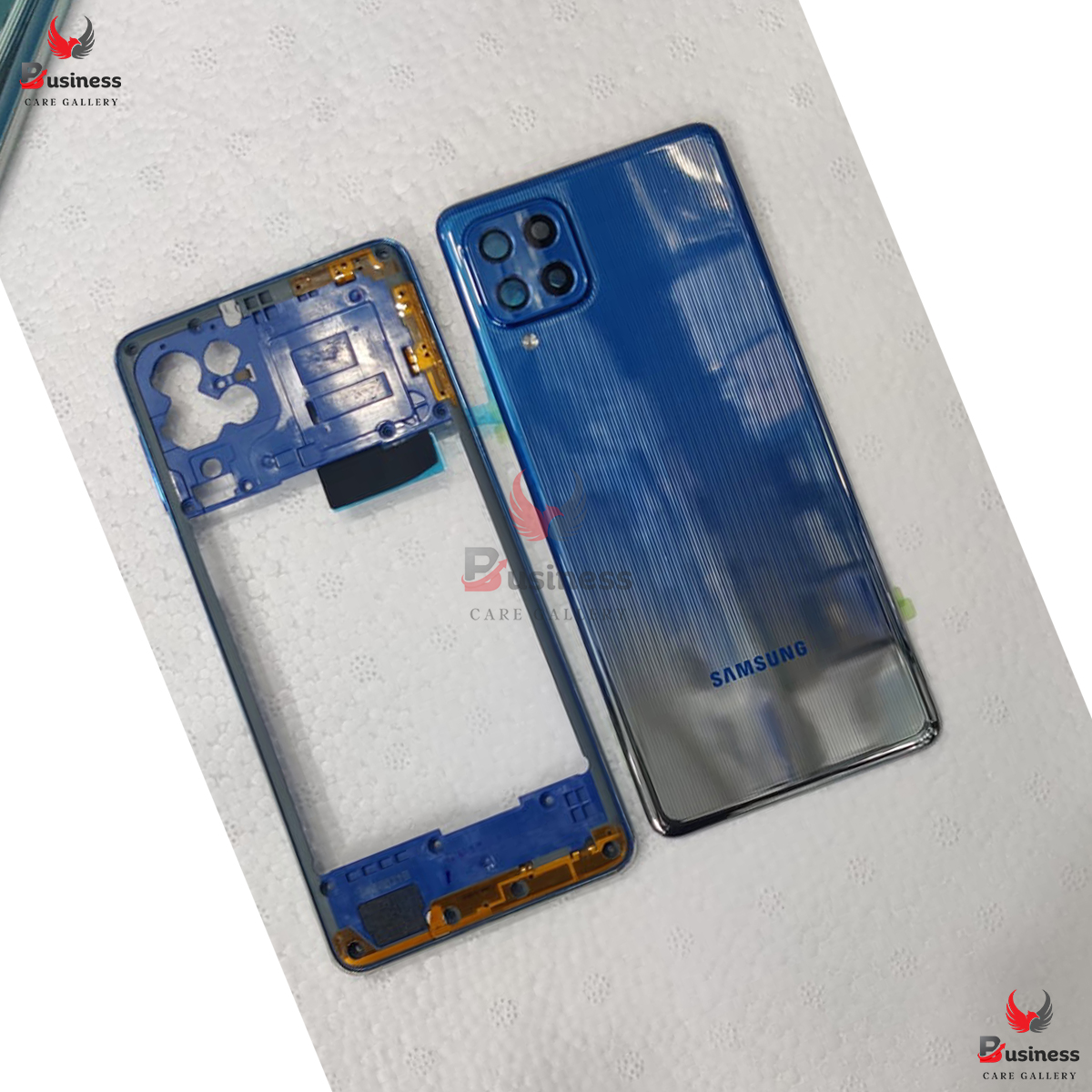 Picture of Replacement Backshell Panel + midel frame for Samsung Galaxy F62 Battery Back Door Back panel