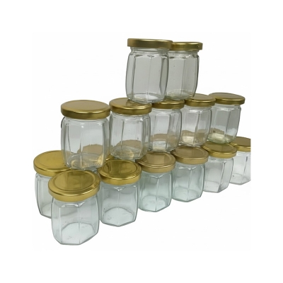 Picture of ১০০ এমএল গোল্ডেন ঢাকনা কাচের বৈয়ম