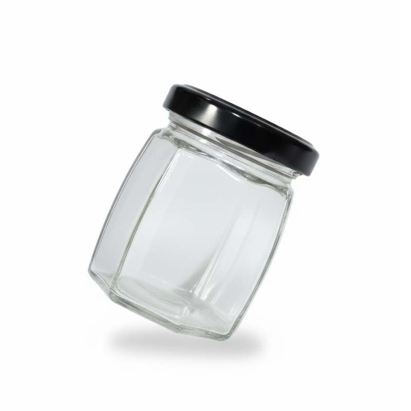 Picture of ১০০ এমএল কালো ঢাকনা কাচের বৈয়ম