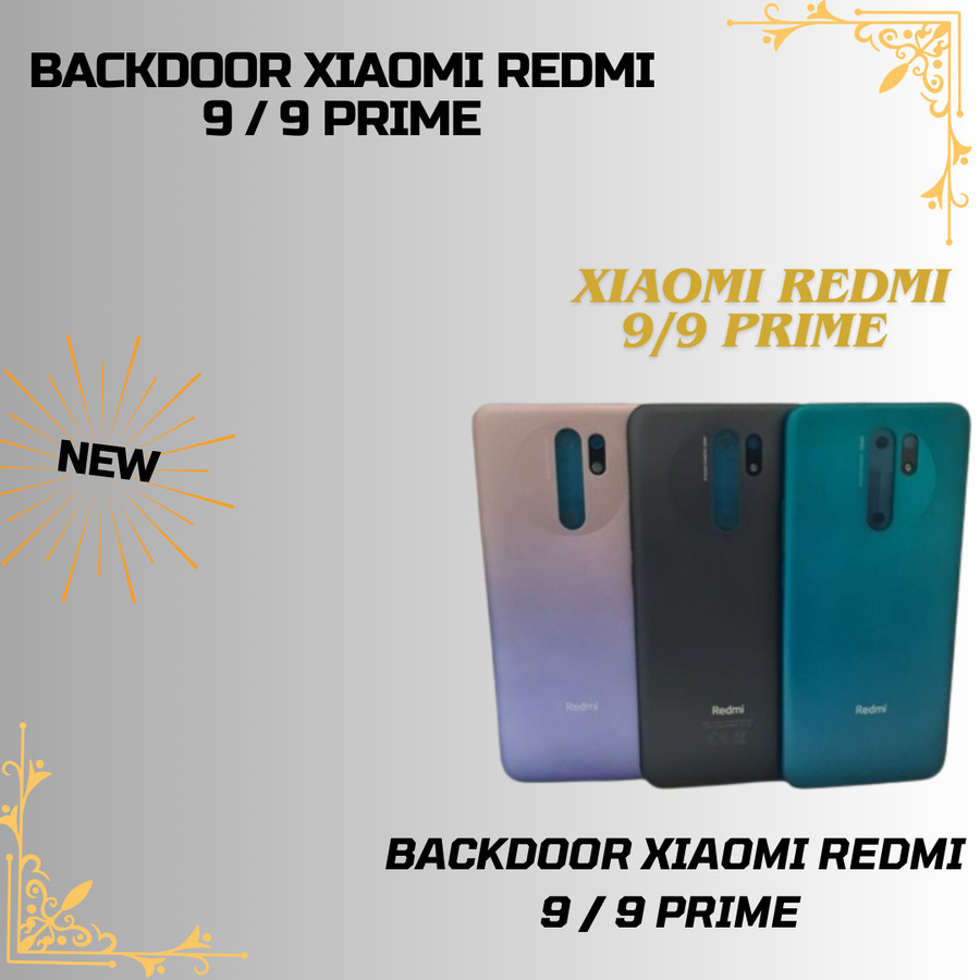 Picture of BACKDOOR BACK COVER XIAOMI REDMI 9/9 PRIME KESING CASING HOUSING TUTUP BELAKANG ORIGINAL