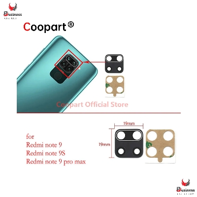 Picture of Back Camera Glass Lens Camera Lens for Xiaomi Redmi Note 9